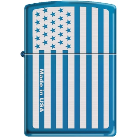 Zippo 2024 Zippo Custom Flag Sapphire Blue ZIP-20446MP325235